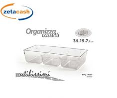 CASSETTA RIORDINATUTTO IN PLASTICA CM 34X15XX7.5