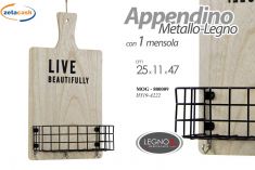 APPENDINO DA CUCINA CON MENSOLA