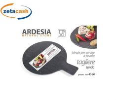 TAGLIERE IN ARDESIA TONDO DIAMETRO 25x19 CM