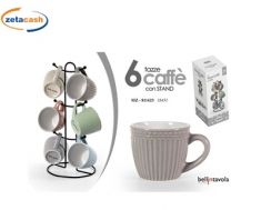 SET 6 TAZZE DA 90 ML CON STAND