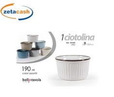 CIOTOLINA RIGATA IN CERAMICA 190 ML