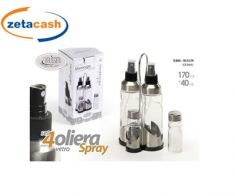 MENAGE SET DI 4 PEZZI CON DOSATORE SPRAY