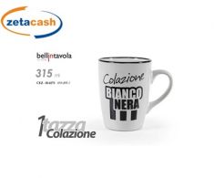 TAZZA COLAZIONE BIANCO NERA