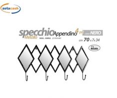 4 SPECCHI FORMA ROMBO CM 70X7X34