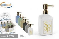 DOSATORE QUADRATO PER SAPONE LIQUIDO 450 ML