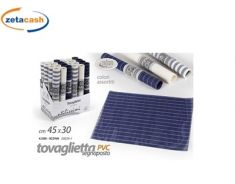 TOVAGLIETTA SEGNAPOSTO PVC 45X30 CM ASS