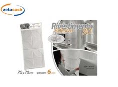 RIVESTIMENTO ADESIVO 3D 6MM 70X70CM EFF GESSO PUNTINATO BIAN