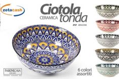 CIOTOLA CERAMICA H8 X D20 CM ASS