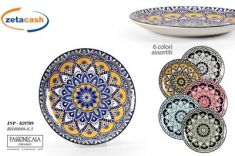 PIATTO FRUTTA CERAMICA FANT ASS D21XH2 CM