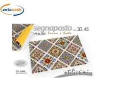 TOVAGLIETTA SEGNAPOSTO TESSUTO TERRE E SOLE 30X45 CM