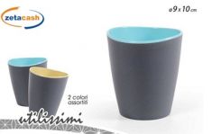 BICCHIERE IN PLASTICA 350 ML COLORI ASSORTITI