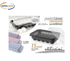 CONTENITORE PORTA UOVA CON COPERCHIO 29 X 18 CM