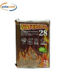 ACCENDIFUOCO ECOLOGICO 28 CUBI WAFERINO