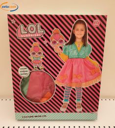 COSTUME CARNEVALE LOL SURPRISE NEON