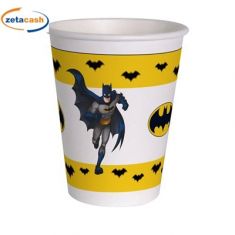 BICCHIERI BATMAN COMPOSTABILI 12 PZ