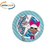 PIATTI IN CARTA LOL SURPRISE 8 PEZZI