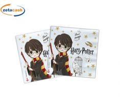 TOVAGLIOLI IN CARTA COMPOSTABILI HARRY POTTER 20 PEZZI
