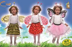 CARNEVALE BIMBA KIT APE\FARFALLA\COCCINELLA
