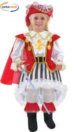 COSTUME BIMBA MOSCHETTIERE