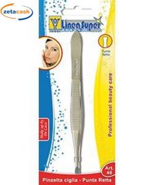 PINZETTA PER SOPRACCIGLIA IN ACCIAIO INOX