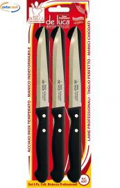 COLTELLI BISTECCA 6 PEZZI MANICI CHIODATI