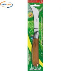 COLTELLO RONCOLETTA CON MANICO IN LEGNO CM 19