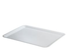 VASSOIO PAPERINO BIANCO in PLASTICA, PER ALIMENTI.