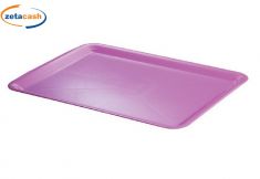 VASSOIO PAPERINO ROSA IN PLASTICA 30 X40 CM