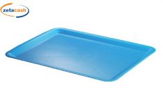 VASSOIO IN PLASTICA AZZURRO