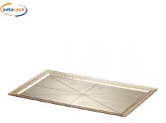 VASSOIO PRESTIGE GOLD 14,5 X 30 CM