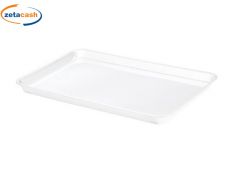 VASSOIO ESPOSIZIONE RETTANGOLARE BIANCO 31 X 22 CM
