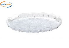 VASSOIO STELLA TRASPARENTE 2,5 KG DIAM 22 CM