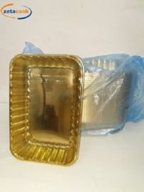 CONF 40 VASSOI DOLCI BASE SCRIGNO ORO T1 H2.5X18X12CM