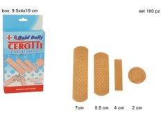 CEROTTI CLASSICI 100 PEZZI TRASPARENTI