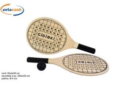 RACCHETTE IN LEGNO CON PALLINA