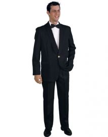 GIACCA SMOK NERA BOTTONE ORO TG. XL