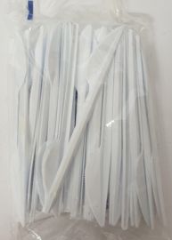 COLTELLI 50 PZ BIANCHI IN PLASTICA