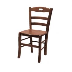 SEDIA LORIS MASSELLO NOCE 43X39X88 CM