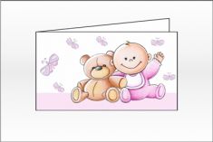 BIGLIETTINI PERSONALIZZABILI ROSA 20 PEZZI