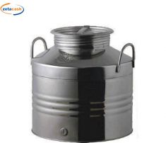 FUSTO OLIO IN ACCIAIO LITRI 30 CON PREDISP. RUBINETTO