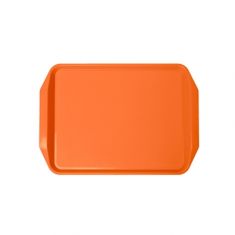 VASSOIO FAST FOOD IMPILABILE CON MANICI ARANCIO CM. 43X31