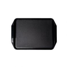 VASSOIO FAST FOOD IMPILABILE CON MANICI NERO CM 43X31