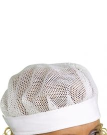 CUFFIA DONNA BIANCA CON RETE