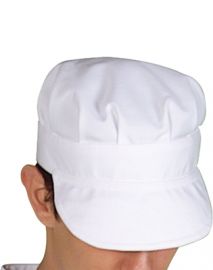 BERRETTO CON VISIERA BIANCO REGOLABILE