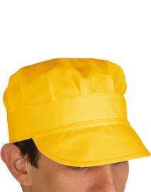 BERRETTO CON VISIERA GIALLO REGOLABILE