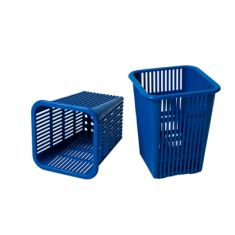 CESTINO PORTAPOSATE BLU cm 11x11xh14