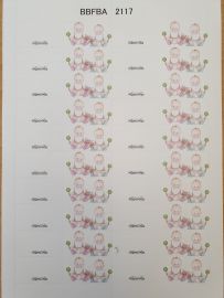 BIGLETTINI PERSONALIZZABILI NASCITA GEMELLLI 20 PEZZI