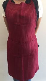 Grembiule sam gessato bordeaux