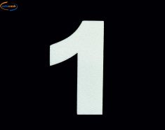 NUMERO "1" POLISTIROLO BIANCO