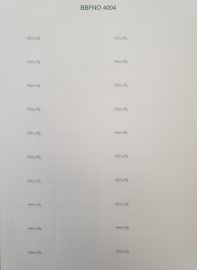 BIGLIETTINI PERSONALIZZABILI NEUTRI AVORIO 20 PZ